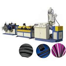 qualidade  200mm-800mm HDPE Corrugated Pipe Extrusion Line Single Wall fábrica